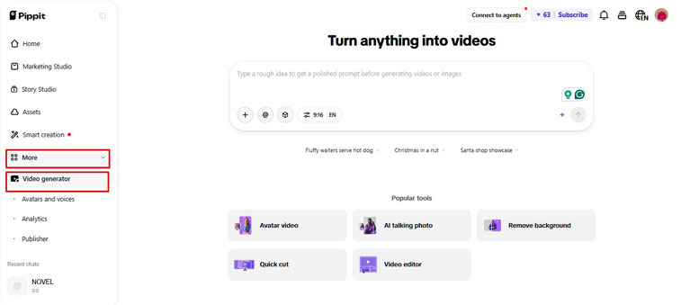 Generate Charity Campaign Videos