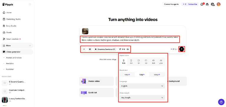 Generate Charity Campaign Videos